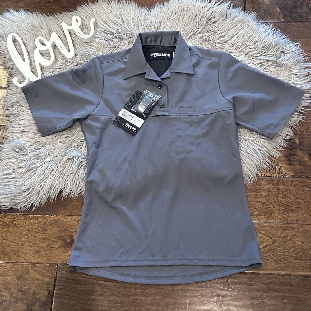 Blauer 8372W Armorskin Base Uniform Shirt Grey Womens Size Small New